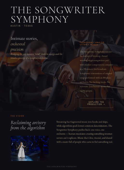 Songwriter Symphony