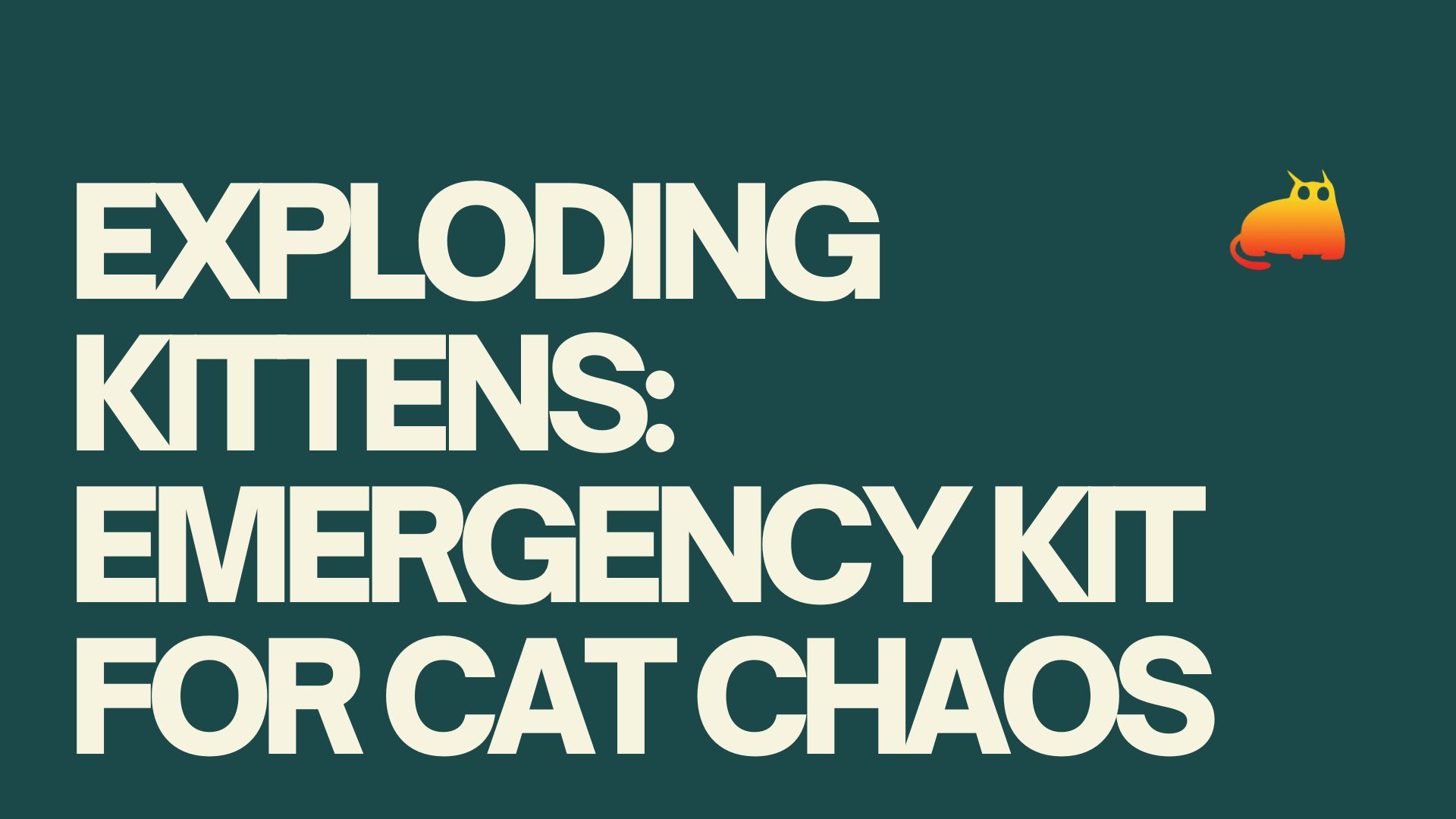 Exploding Kittens: Emergency Kit for Cat Chaos