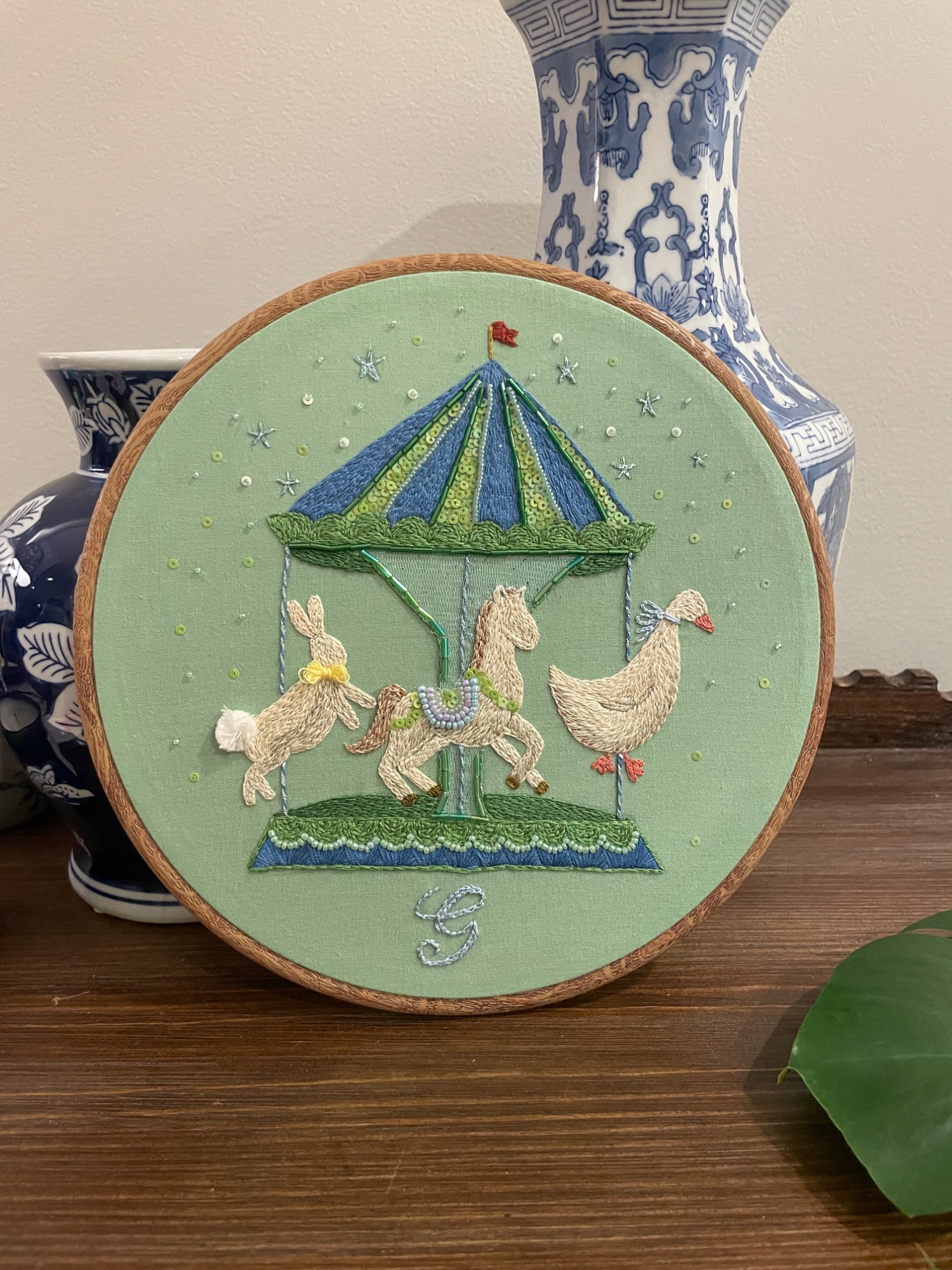 Beaded embroidery