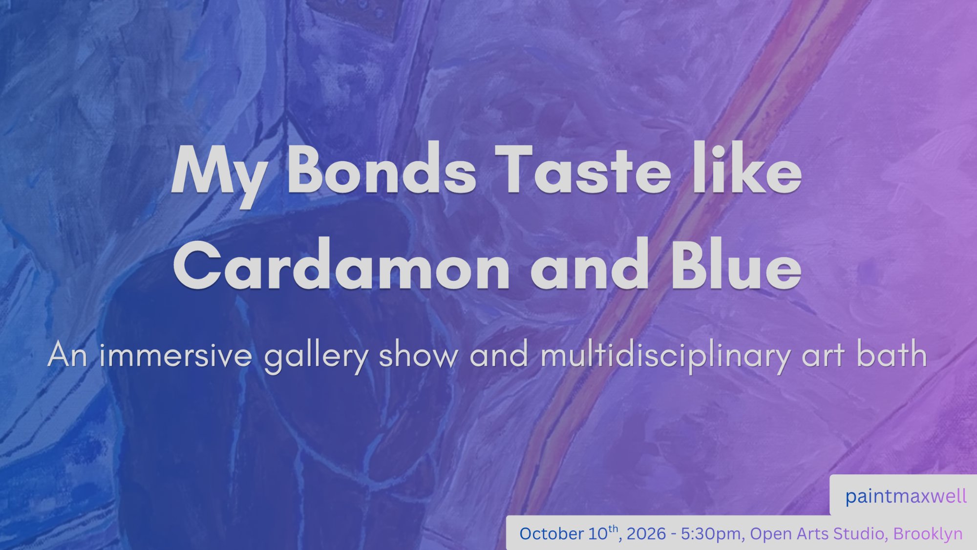 Gallery show and performance art bath planning